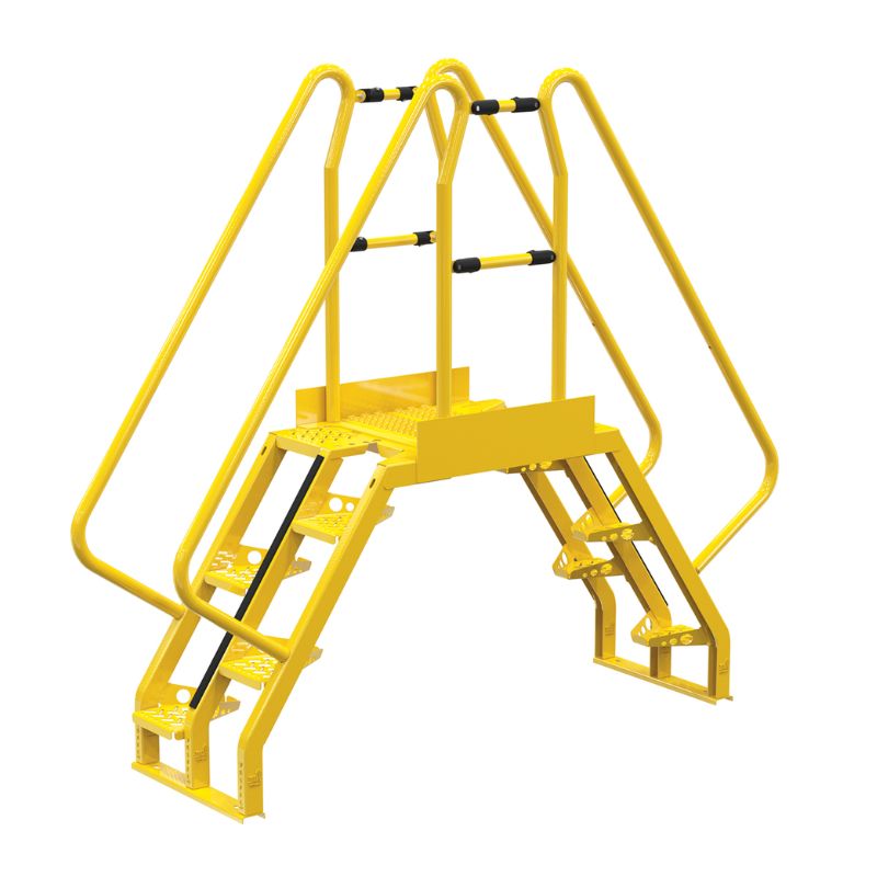 Vestil COLA-3-56-20 Steel Alternating Crossover Ladder