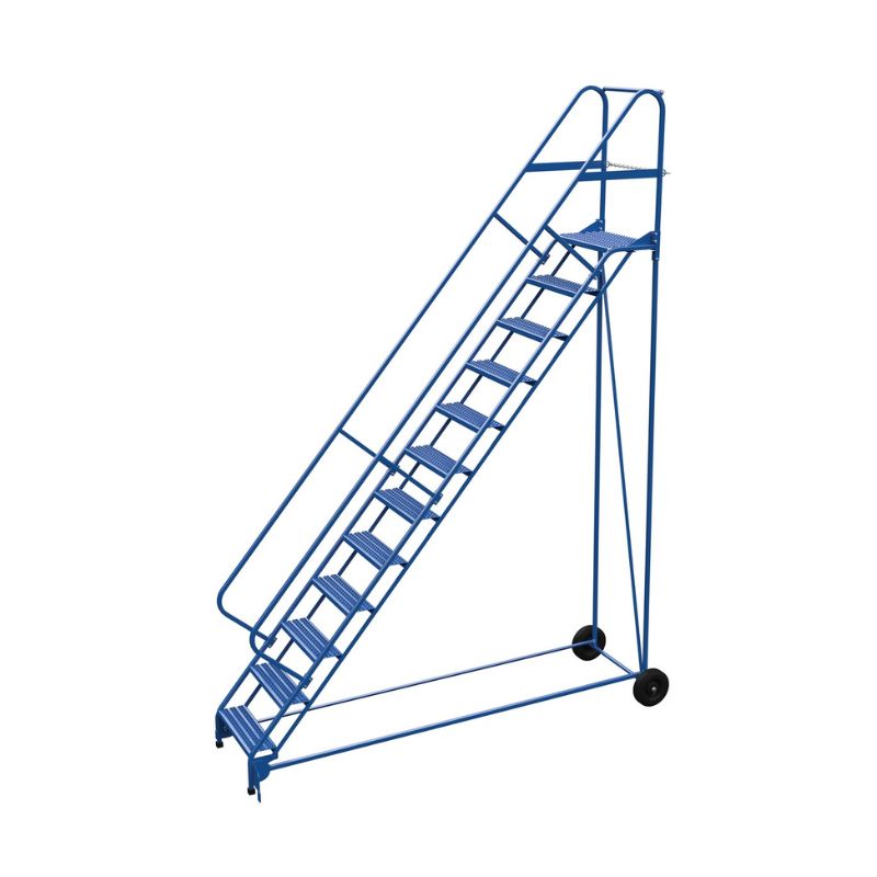 Vestil LAD-RAF-12-24-G-EZ Steel Roll-A-Fold Ladder