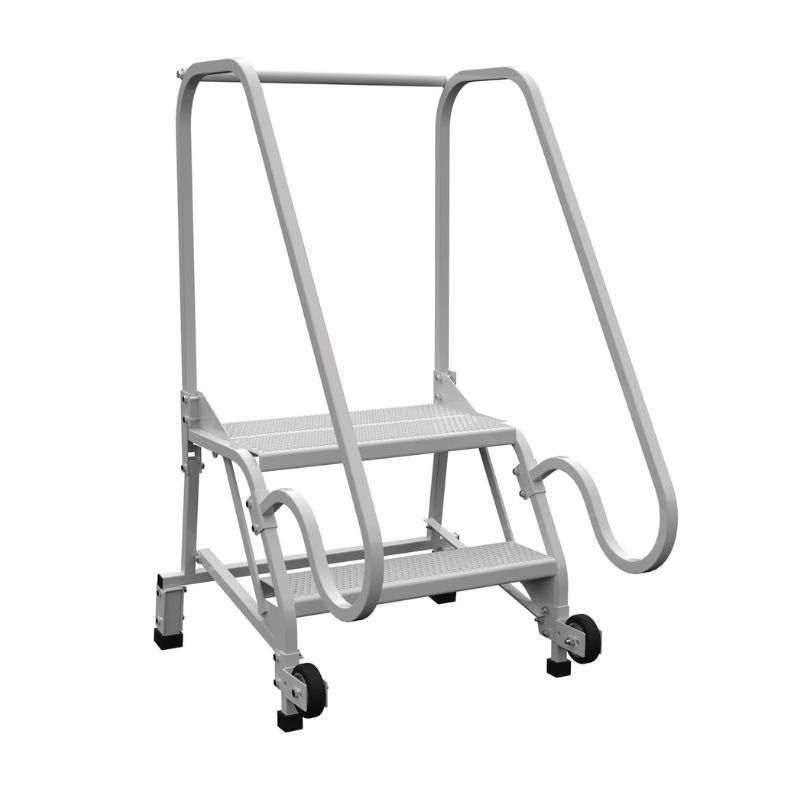 Vestil LAD-TRN-60-2-FDA Steel Tip N Roll FDA Compliant Ladder