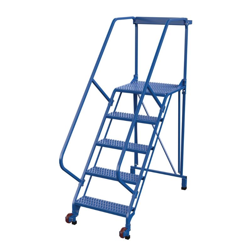 Vestil LAD-TRS-50-5-G Steel Tip-N-Roll Ladder