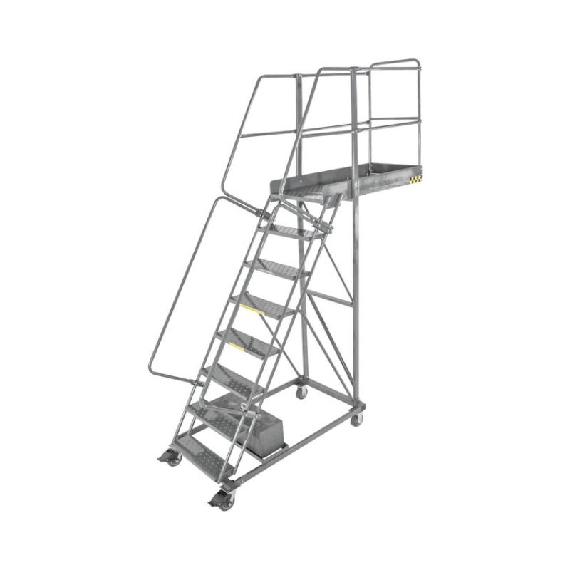Ballymore CL-7-35 7-Step Heavy-Duty Steel Rolling Cantilever Ladder