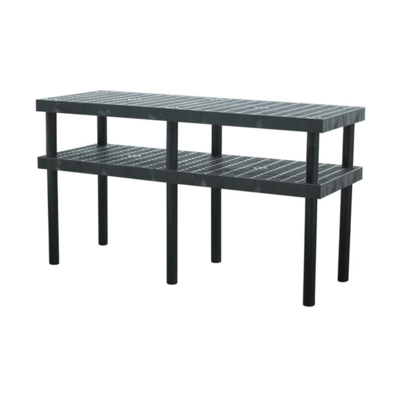 Vestil WBT-G-6624 High-Density Polyethylene Grid Work Bench Table